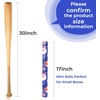 image:imageRibbli Christmas Wrapping Paper RollsMini Roll17 Inch x 33 FeetChristmas WoodsBlueRed