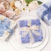 image:imageRibbli Floral Wrapping Paper Mini Roll 3 Rolls Dusty Blue Vintage Flower Gift Wrap for Mothers Day Women Girl Friend Wedding  17 inch x 120 inch10feet Per RollDusty Blue