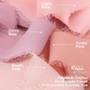 image:imageRibbli Antique Mauve Chiffon Ribbon 112 inch x 20 Yard Handmade Fringe Chiffon Silk RibbonBlack Ribbon for Wedding Invitations Bridal Bouquets Wrapping Flower Arrangement DecorationDusty Rose
