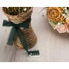 image:imageRibbli Antique Mauve Chiffon Ribbon 112 inch x 20 Yard Handmade Fringe Chiffon Silk RibbonBlack Ribbon for Wedding Invitations Bridal Bouquets Wrapping Flower Arrangement DecorationForest Green