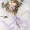 image:imageRibbli Antique Mauve Chiffon Ribbon 112 inch x 20 Yard Handmade Fringe Chiffon Silk RibbonBlack Ribbon for Wedding Invitations Bridal Bouquets Wrapping Flower Arrangement DecorationLilac Purple