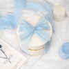 image:imageRibbli Antique Mauve Chiffon Ribbon 112 inch x 20 Yard Handmade Fringe Chiffon Silk RibbonBlack Ribbon for Wedding Invitations Bridal Bouquets Wrapping Flower Arrangement DecorationBaby Blue