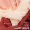 image:imageRibbli Antique Mauve Chiffon Ribbon 112 inch x 20 Yard Handmade Fringe Chiffon Silk RibbonBlack Ribbon for Wedding Invitations Bridal Bouquets Wrapping Flower Arrangement DecorationNude