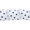 image:imageRibbli Grosgrain Polka Dot Craft Ribbon78 Inch10Yard SpoolBlack with White DotsUse for Hair BowsGift WrappingAll Crafting and SewingWhiteBlack
