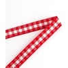 image:imageRibbli Red and White Gingham RibbonPolyester Woven Edge38 Inch x 10 YardPlaid RibbonUse for Gift WrappingParty DecorationRed B