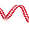 image:imageRibbli Red and White Gingham RibbonPolyester Woven Edge38 Inch x 10 YardPlaid RibbonUse for Gift WrappingParty DecorationRed B